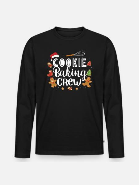 Baker Bakery Bakery Baking Gift - Men's Premium Organic Long Sleeve Shirt - black