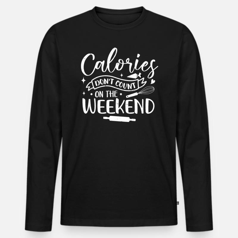 Bäcker - Männer Premium Bio Langarmshirt - Schwarz