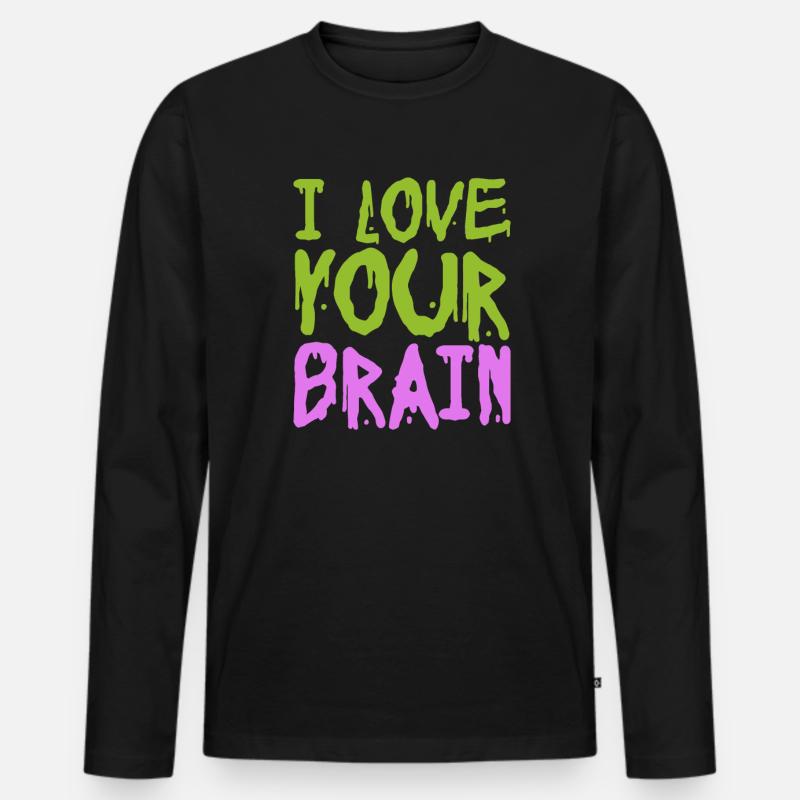 Zombie Zombie-Jäger Zombieapokalypse Geschenk - Männer Premium Bio Langarmshirt - Schwarz