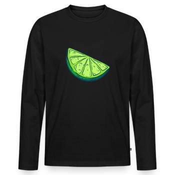Tequila Sunrise Booze Party Mexique Cadeau - T-shirt manches longues Premium bio Homme - noir - Devant - Nico (187cm)