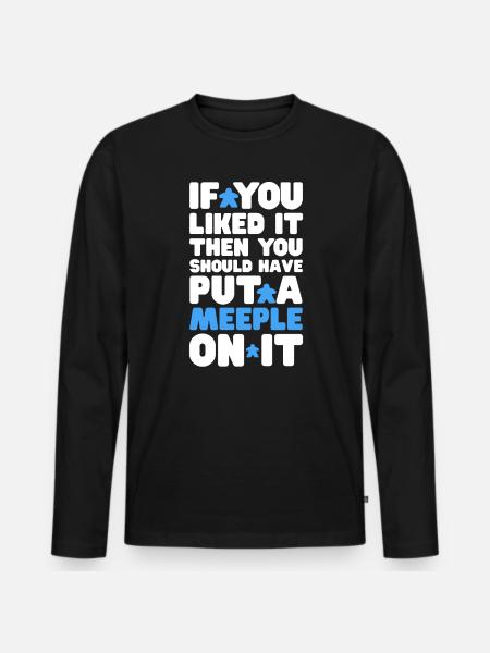 Brettspiel Brettspiele Spieleabend Spiele Geschenk - Männer Premium Bio Langarmshirt - Schwarz