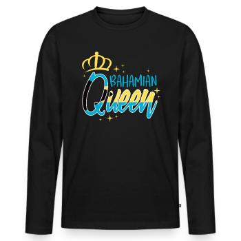 Bahamas Caribbean Island Atlantic Summer Gift - Men's Premium Organic Long Sleeve Shirt - black - Front - Nico (187cm)