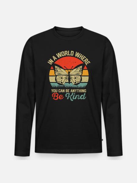 Autisme Awareness Day Autistisk Gave - Premium økologisk langærmet T-shirt til mænd - sort