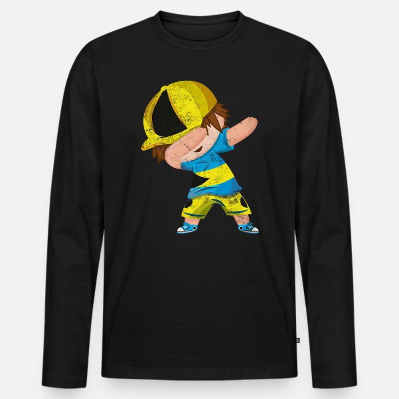 Bahamas - Männer Premium Bio Langarmshirt - Schwarz