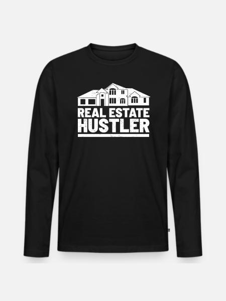 Realtor - Men's Premium Organic Long Sleeve Shirt - black