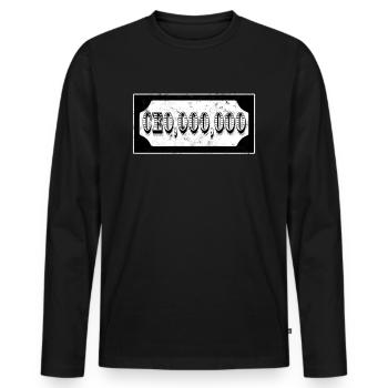 Managing Director Chef Gift Gift Idea Work - Men's Premium Organic Long Sleeve Shirt - black - Front - Nico (187cm)