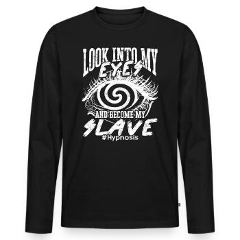 hypnotiseur hypnotique hypnotiseur - T-shirt manches longues Premium bio Homme - noir - Devant - Nico (187cm)