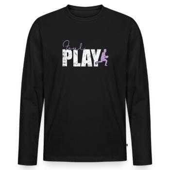 Foul Play Rugby - Men's Premium Organic Long Sleeve Shirt - black - Front - Nico (187cm)
