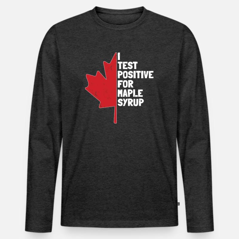 Maple Syrup Maple Tree Sap Tapping Sugaring Tapper Men's Premium Organic Long Sleeve Shirt