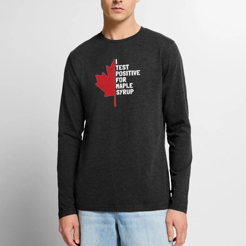 Maple Syrup Maple Tree Sap Tapping Sugaring Tapper Men's Premium Organic Long Sleeve Shirt