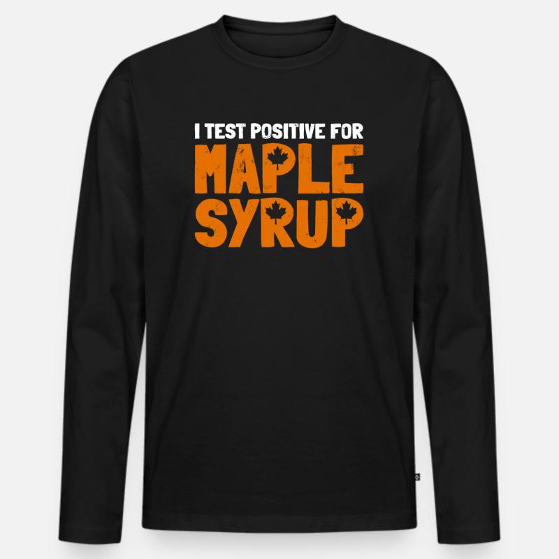 Sirop d’érable Maple Tree Sap Tapping Sugaring Tapper T-shirt manches longues Premium bio Homme