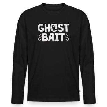Geisterköder Paranormal Investigator Geisterjagd - Männer Premium Bio Langarmshirt - Schwarz - Vorne - Nico (187cm)
