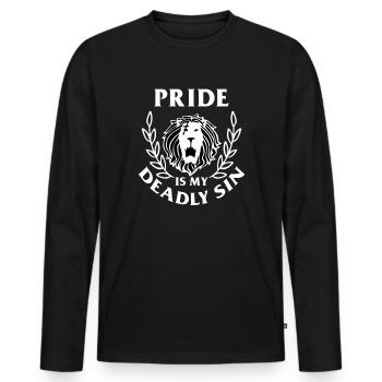 Seven Deadly Sins - Männer Premium Bio Langarmshirt - Schwarz - Vorne - Nico (187cm)