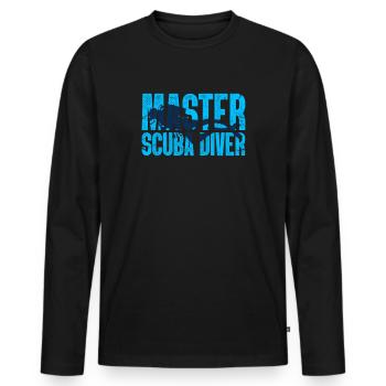 Diver Diver Diving Scuba Diving Gift - T-shirt manches longues Premium bio Homme - noir - Devant - Nico (187cm)