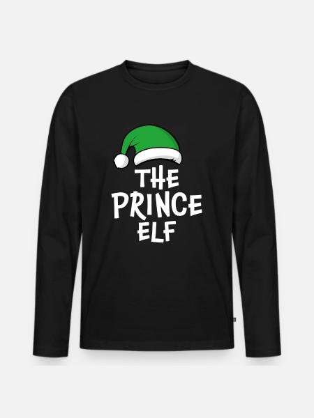 Le Prince Elfe - T-shirt manches longues Premium bio Homme - noir