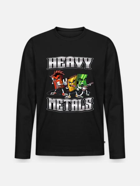 Nerd Science Geek - Men's Premium Organic Long Sleeve Shirt - black
