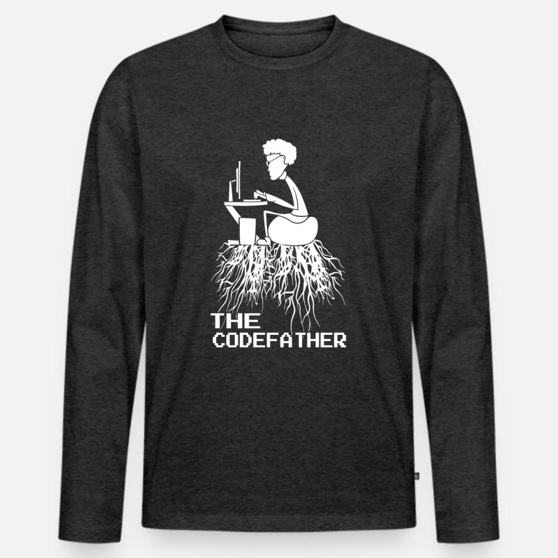 Programmer Software Developer Coder Sayings Men's Premium Organic Long Sleeve Shirt