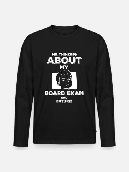 Medizin Studium Mediziner Geschenk - Männer Premium Bio Langarmshirt - Schwarz