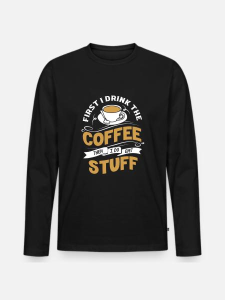Ambulance paramedics - Men's Premium Organic Long Sleeve Shirt - black