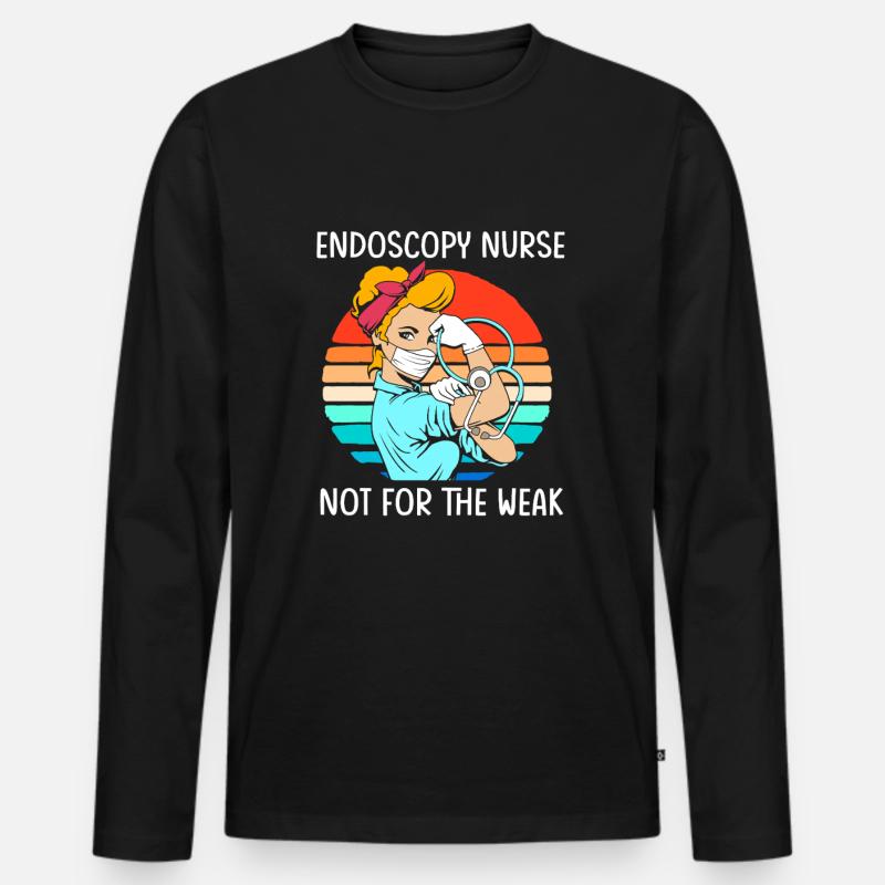 Gastroenterologie - Männer Premium Bio Langarmshirt - Schwarz