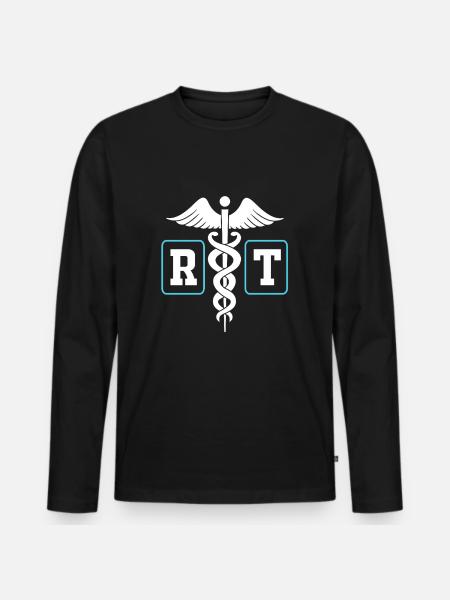 breathing breathing oxygen - Men's Premium Organic Long Sleeve Shirt - black