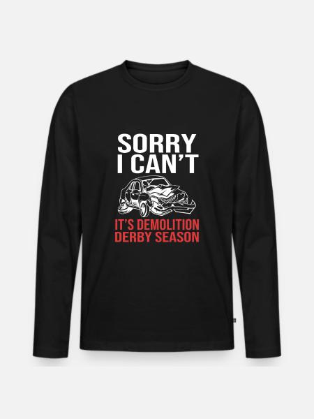 Demolition of the derby - Men's Premium Organic Long Sleeve Shirt - black