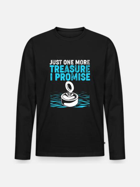 Magnet Fishing Fishing Magnet Angler - Men's Premium Organic Long Sleeve Shirt - black