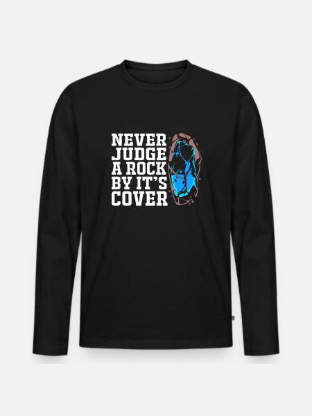 Archaeology Geology - Men's Premium Organic Long Sleeve Shirt - black