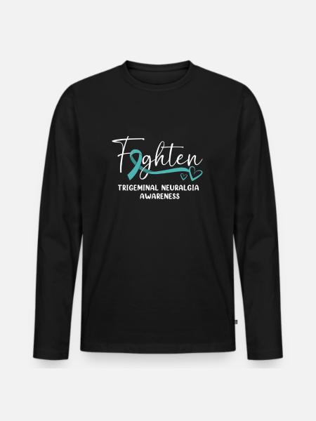 Trigeminal neuralgia - Men's Premium Organic Long Sleeve Shirt - black