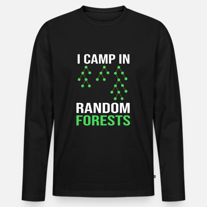 Programmer Coder GPT - Men's Premium Organic Long Sleeve Shirt - black