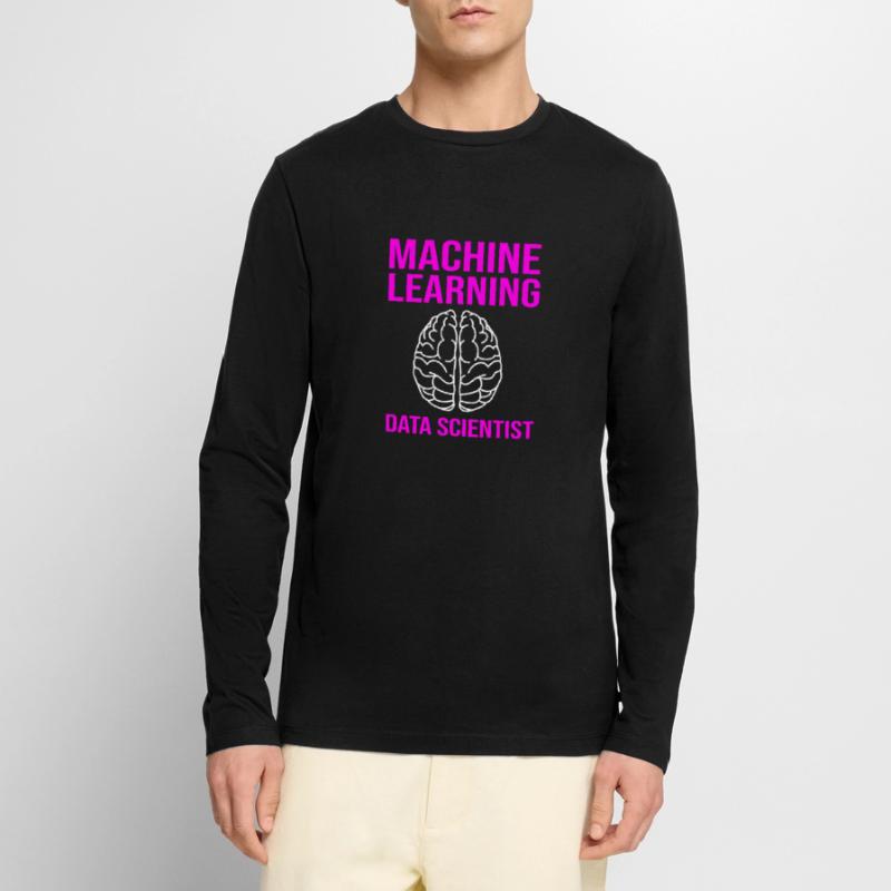 Codeur Programmeur GPT T-shirt manches longues Premium bio Homme