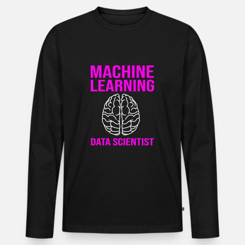 Coder Programmierer GPT - Männer Premium Bio Langarmshirt - Schwarz