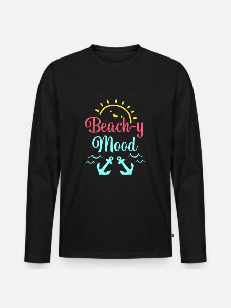 Cruise Ship Cruise - Men's Premium Organic Long Sleeve Shirt - black