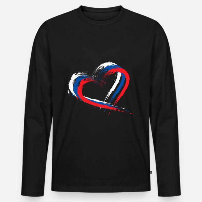 Slowakei - Männer Premium Bio Langarmshirt - Schwarz
