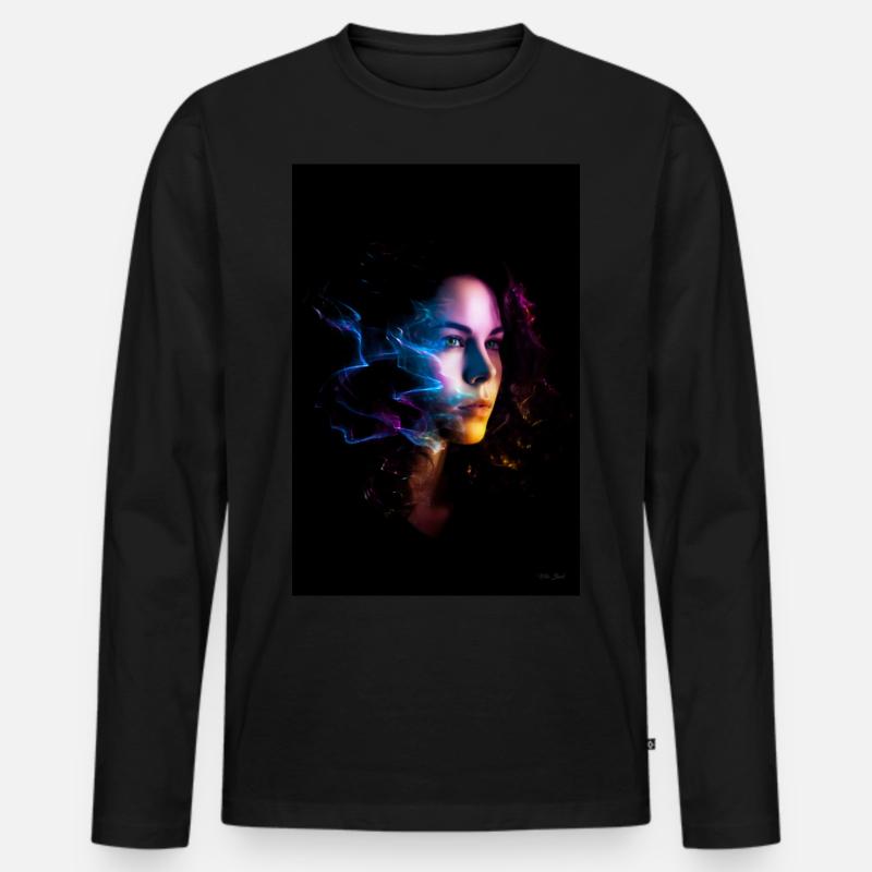 Sinnlich 5 - Männer Premium Bio Langarmshirt - Schwarz