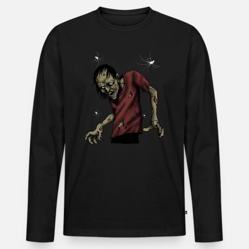 Halloween 22 - Männer Premium Bio Langarmshirt - Schwarz