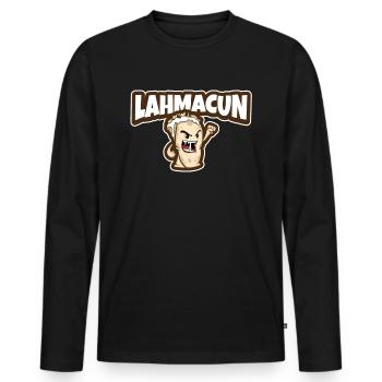 Lahmacun Döner Kebab Grill Dönerspieß Kebap Dürüm - Männer Premium Bio Langarmshirt - Schwarz - Vorne - Nico (187cm)