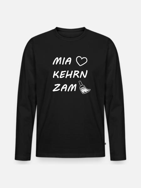 Junggesellenabschied Hochzeit Poltern Polterabend - Männer Premium Bio Langarmshirt - Schwarz