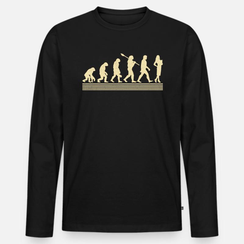 Assistante du Directoire Evolution - T-shirt manches longues Premium bio Homme - noir