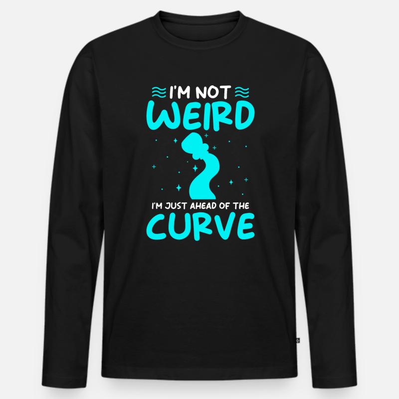 Wassermann Sternzeichen Astrologie Horoskop - Männer Premium Bio Langarmshirt - Schwarz