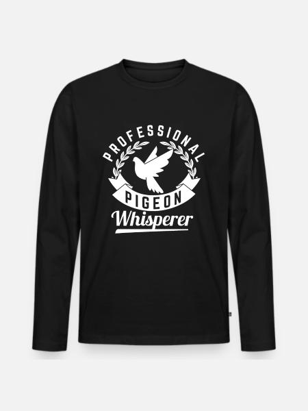 colombe - T-shirt manches longues Premium bio Homme - noir