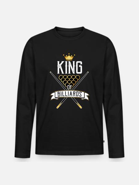 billard - T-shirt manches longues Premium bio Homme - noir
