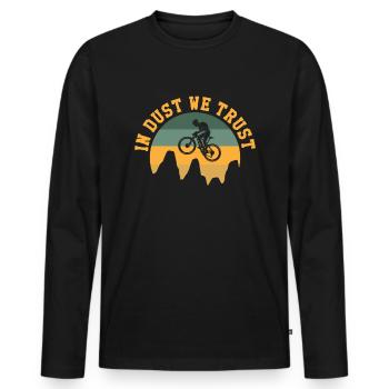 VTT VTT - T-shirt manches longues Premium bio Homme - noir - Devant - Nico (187cm)