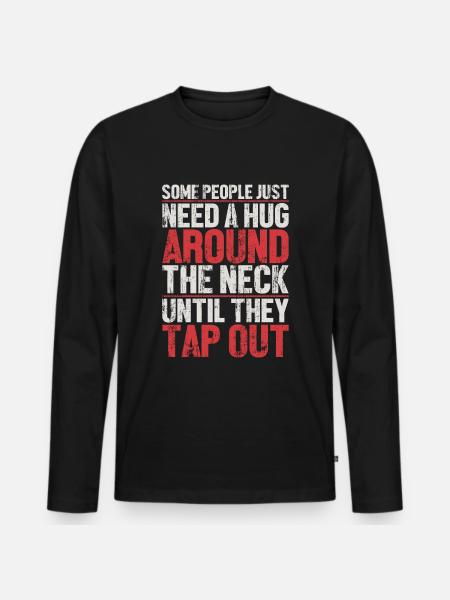 MMA Mixed Martial Arts - Men's Premium Organic Long Sleeve Shirt - black