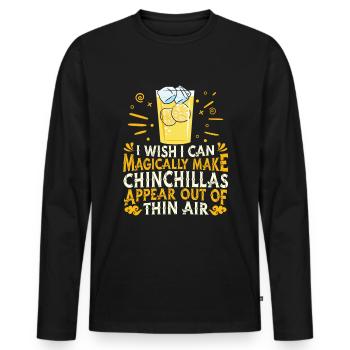 Limonade Limo - Männer Premium Bio Langarmshirt - Schwarz - Vorne - Nico (187cm)