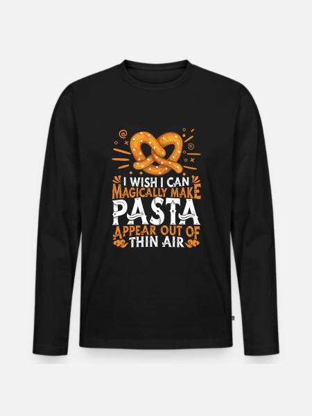 Pretzel Pretzel Pretzel Pretzel - Men's Premium Organic Long Sleeve Shirt - black
