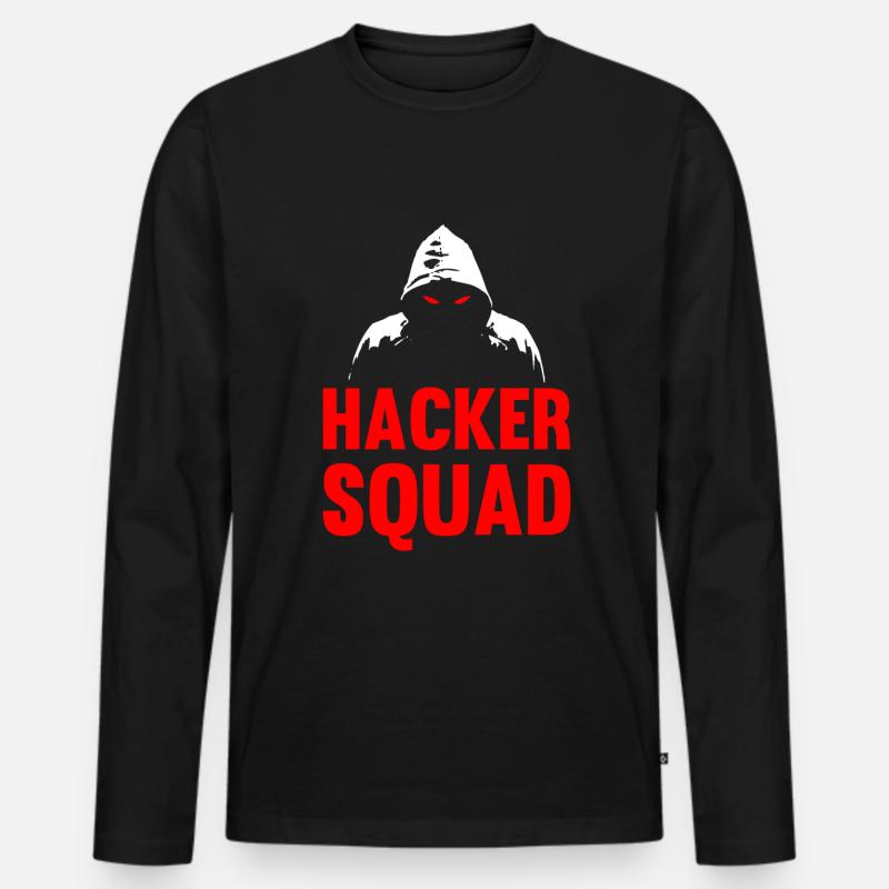 Programmierer Coder Software Entwickler - Männer Premium Bio Langarmshirt - Schwarz