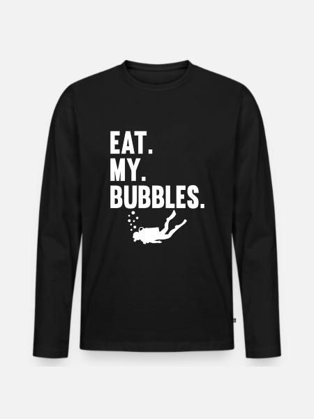 Scuba Diving Divers Diving - Men's Premium Organic Long Sleeve Shirt - black