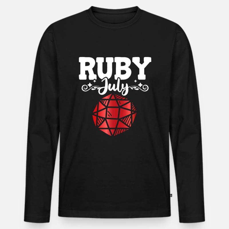 Schürfer - Männer Premium Bio Langarmshirt - Schwarz