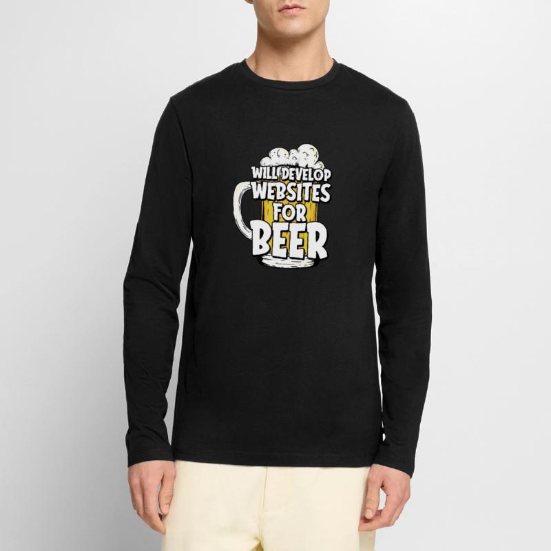 Web Developer Web Developer Web Developer Men's Premium Organic Long Sleeve Shirt